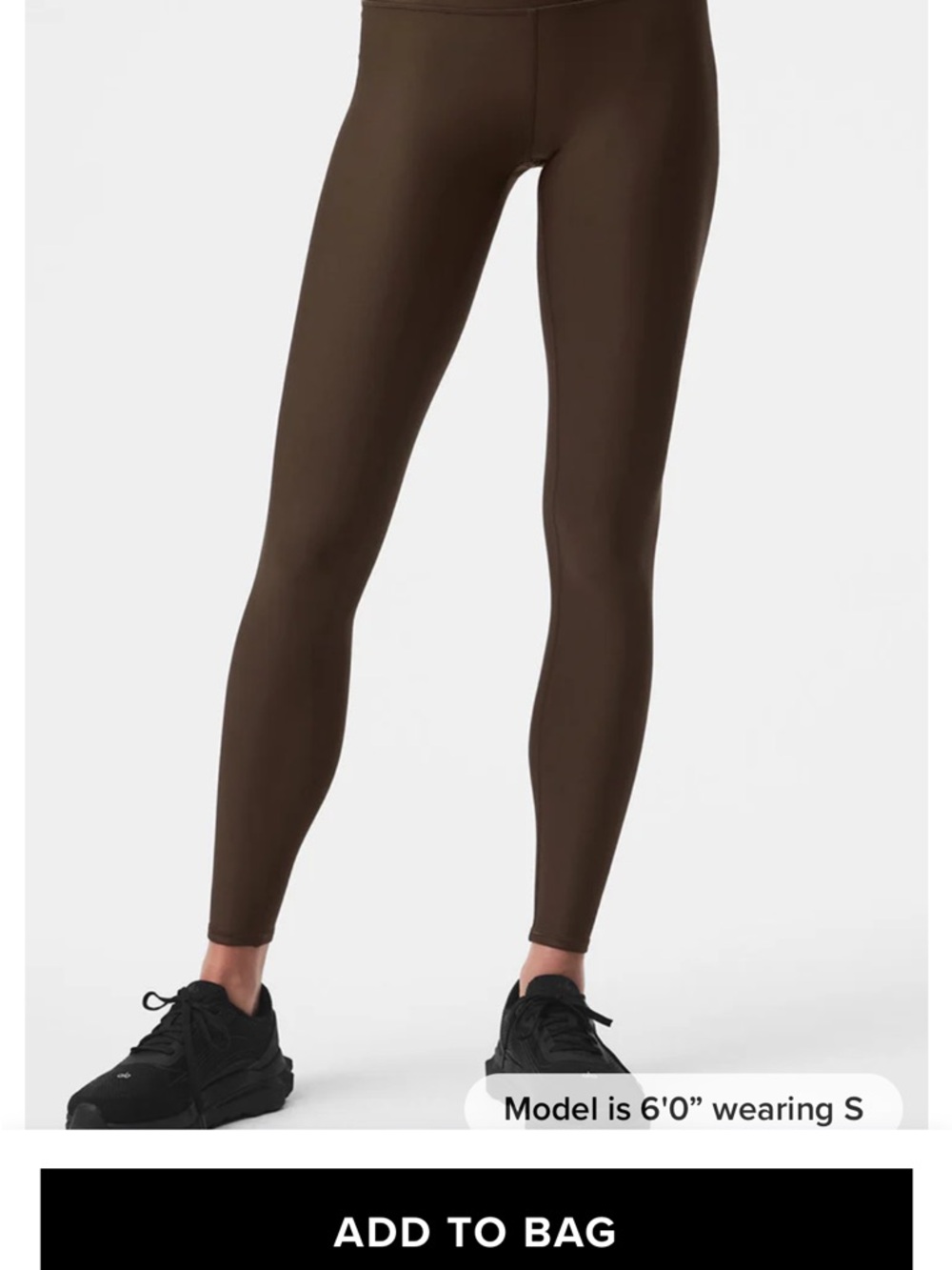 ALO Yoga High-Rise Brown Leggings